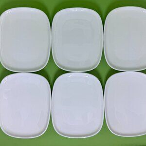 DELTA AIRLINES First Class ALESSI tiny Plates 5" X 4” 6 Pc